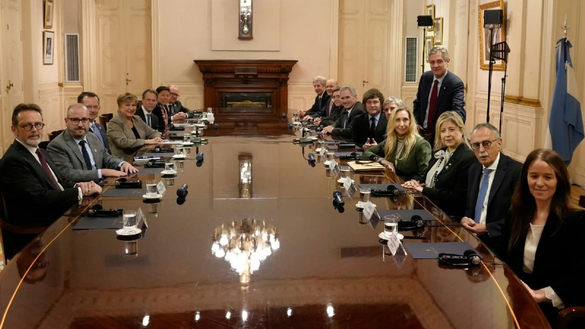 Milei y Georgieva mantienen encuentros en Casa Rosada; FMI reafirma apoyo al rumbo económico