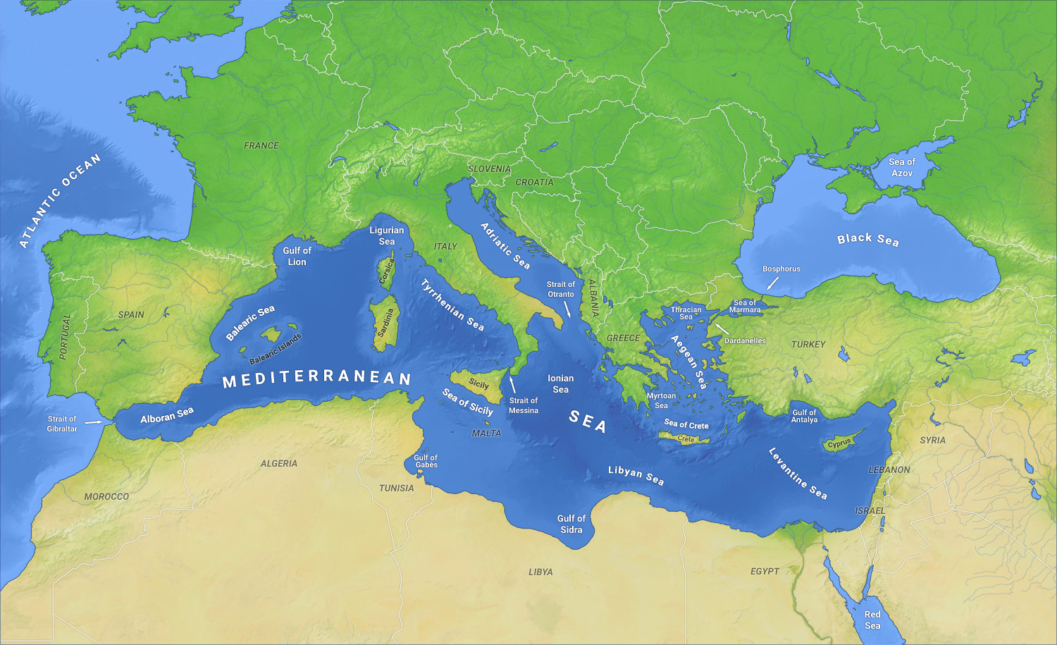 Wikipedia / Mar Mediterráneo (es)